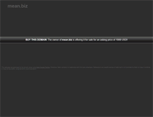 Tablet Screenshot of mean.biz